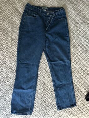 Abercrombie & Fitch Women's Curve Love Ultra High-Rise 90s Straight Jeans - Med